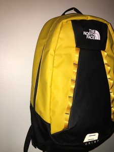 the north face yellow backpack