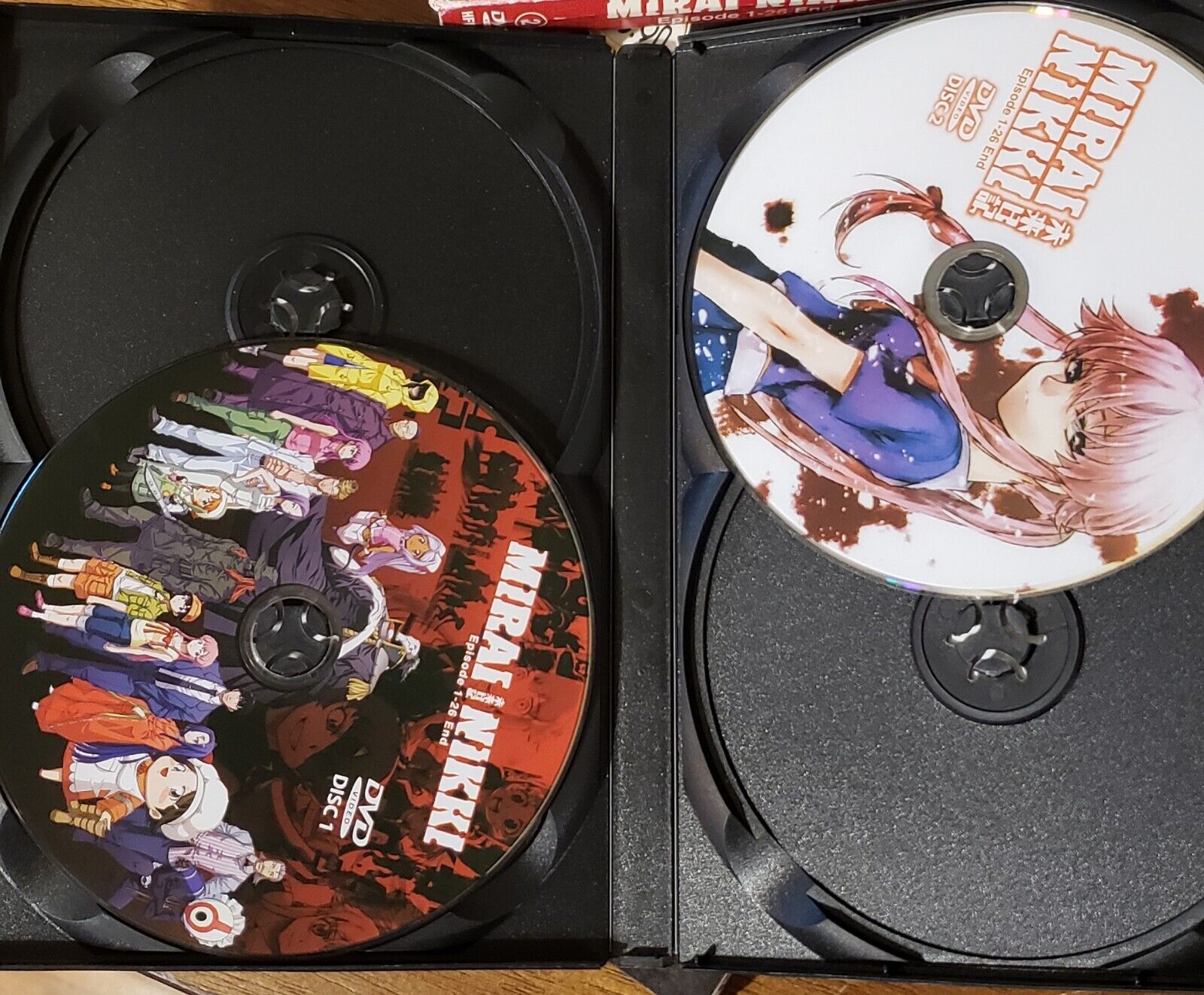 ANIME FUTURE DIARY (MIRAI NIKKI) VOLUME. 1-26 END + OVA ENG DUB DVD