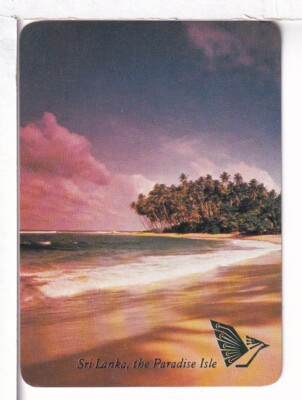 Single Airline Playing Card ''Air Lanka, ALK 100A'' Chan/Mertens #, Standard