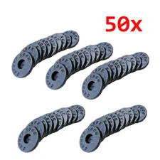 50 X Rubber Guitar Strap Locks Blocks For Acoustic Electric Guitar