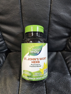 Natures WaySt. Johns Wort Herb 350 mg per capsule 180 Ct EXP:3/27