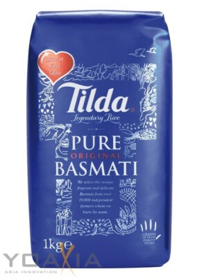 Tilda Pure Original Basmatireis 1kg Basmati Reis Langkornreis Rice