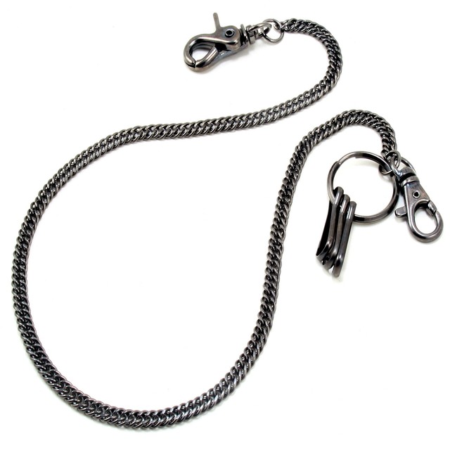 slim wallet with chain