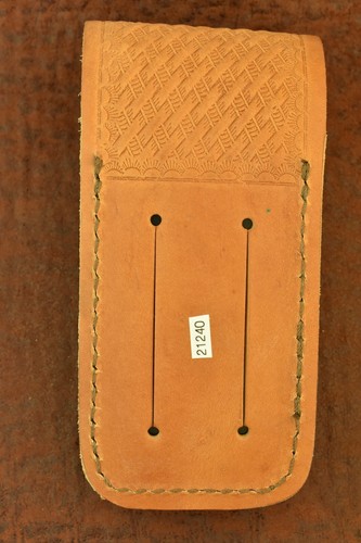 VINTAGE CASE XX X CHANGER BROWN LEATHER SHEATH NO KNIFE ONLY SHEATH (21240) - Picture 2 of 3