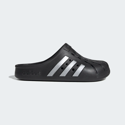 adidas Adilette Clog Black Silver Men Women Unisex Sandals Slides