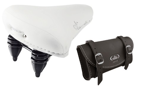 Selle Vintage Graziella Montegrappa MOD. 07/F Noir)+ Sac de