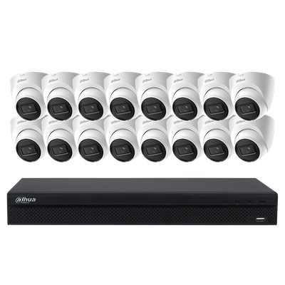 Dahua 8MP Wizsense 4K 16CH NVR4216-4KS3 NVR System WDR AI Mic 4MP IP Camera Lot