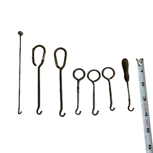 Button Boot Lace Corset Hook Puller Model Shoe Store Antique Vintage Lot Of 7 - Picture 6 of 7