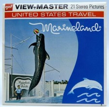 View Master A964, Marineland of Florida, US Travel, Version B, GAF, 3 Reel Set