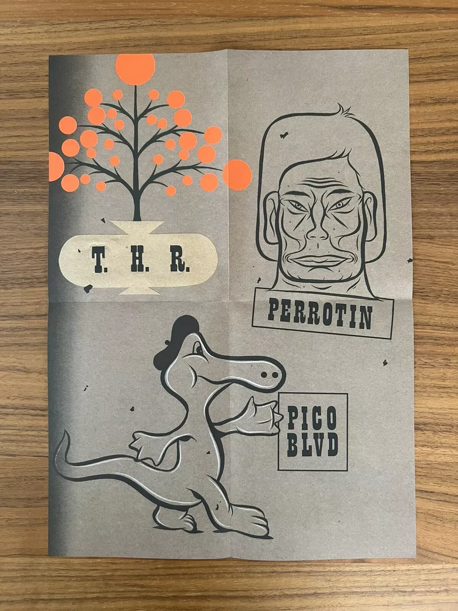 Barry McGee Earthworm Showcard 2023 Perrotin Poster Print Margaret Kilgallen