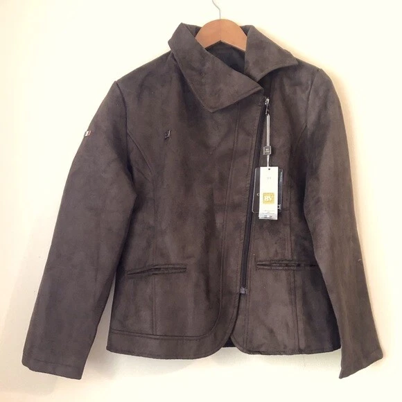 BV Clothing Italian Brown Leather Jacket eBay
