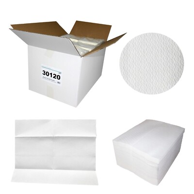 600 Airlaid Tücher 30x38 Cm | Einseitig Geprägt & Saugstark | Für Industrie, Gastronomie & Pflege