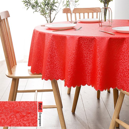 Table Cloth Waterproof, Oil-proof, Non-washable, Ironing Proof Round Table Cloth - Picture 28 of 30