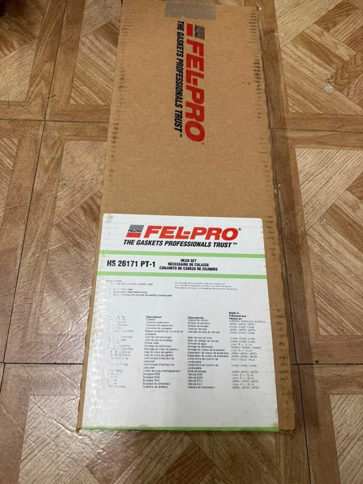 Conjunto de juntas de cabeça HS26171PT-1 Felpro novo para Nissan Frontier Xterra 2000-2004 - Imagem 2 de 2