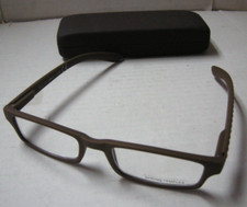 Reading Glasses W/Case, Brown, Strength 2.50, Brand New