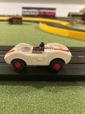 aurora tjet ho scale slot cars pre 1970 White Mc Claren ELVA Hi Po