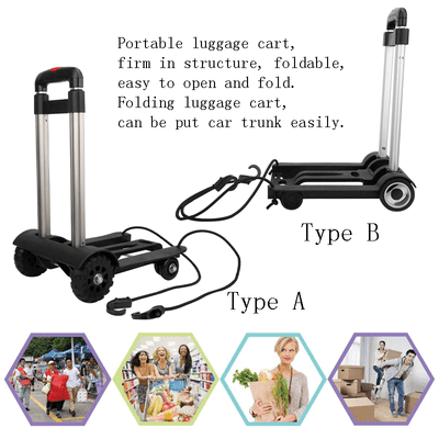 portable folding luggage cart