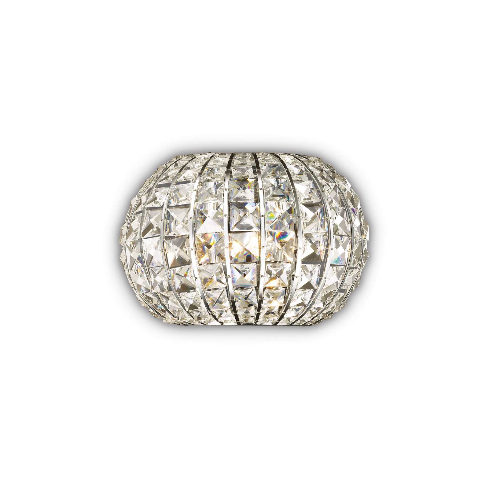 Ideal Lux Calypso AP2 Applique 2 Luci G9 Cromo e Cristallo Molato