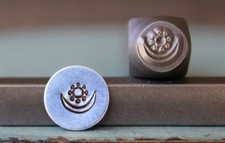 SUPPLY GUY 7mm Harmony Symbol Metal Punch Design Stamp SGCH-92