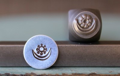 SUPPLY GUY 7mm Harmony Symbol Metal Punch Design Stamp SGCH-92