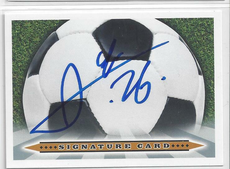EFRAIN ALVAREZ SIGNED SOCCER SIGNATURE CARD AUTO AUTOGRAPHED