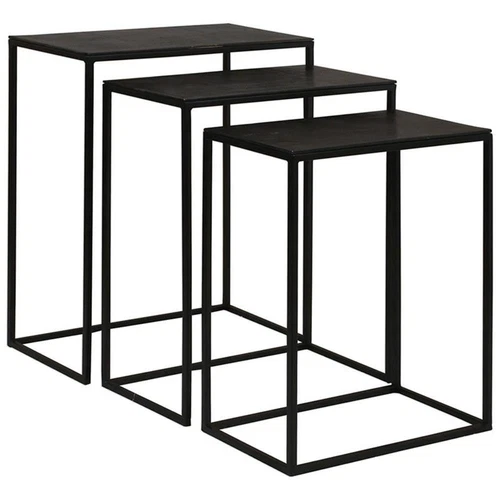 Uttermost Coreene 3-Piece Iron and Aluminum Nesting Table Set in Bronze - Picture 1 of 6