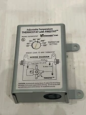 Ventamatic XXFIRESTAT 10Amp Adjustable Programmable Thermostat Firestat Ship USA