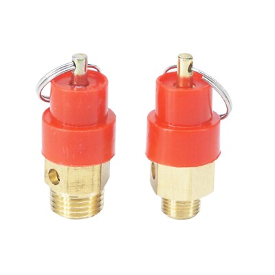 #ad 3 15 Bar 1 8quot; 1 4quot; 3 8quot; 1 2quot; BSP Male Brass Safety Relief Pressure Release Valve $3.42