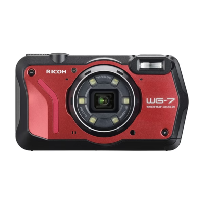RICOH WG-7 Compact Digital Camera Red Dustproof waterproof 