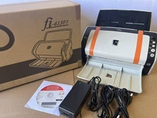 Fujitsu  FI-6130Z Scanner FULL SET (AC Adapter; USB Cable; USB Setup Drivers)