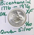 1976 S SILVER Bicentennial Washington Quarter BU UNC XF Details 40% Silver - 25H