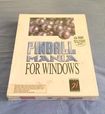 Pinball Mania pc cd rom windows versione Europea nuovo sigillato Big Box Flipper
