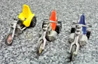 Hot Wheels RRRumblers Motorcycle Part Lot 1970's 1x Squealer 2x Torque Chop