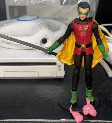 #ad DC Multiverse McFarlane Page Punchers Robin Reborn Damian Wayne Loose $48.99