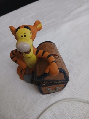 Disney Tigger Treasure Chest Coin Piggy Bank Rare Vintage No S topper