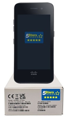 Cisco 840 Wireless IP Phone (CP-840-K9=) - New Open Box