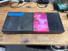 2 Black Microsoft XBOX One 1540 500GB Consoles System Only - PARTS OR REPAIR