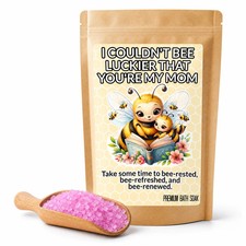 Gears Out Couldn't Bee Luckier Rose Bath Soak Gift for Mom, 1 lb