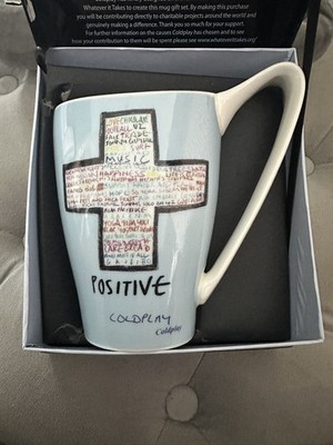 Cold Play Positive Whatever It Takes Kaffeetasse Churchill Becher 16 Unzen