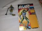 1983 GI JOE TRIPWIRE nr COMPLETE Trip Wire Mine Detector W/Card