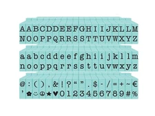 Small 108 Piece American Typewriter PEGZ Bundle Planner Stamps