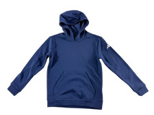 Adidas NEW Fleece Navy Blue Tech Hoody Youth Boys Medium Gym Sweatshirt Hoodie