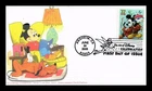 US COVER MICKEY AND PLUTO ART OF DISNEY CELEBRATION FIRST DAY ISSUE GG CACHET