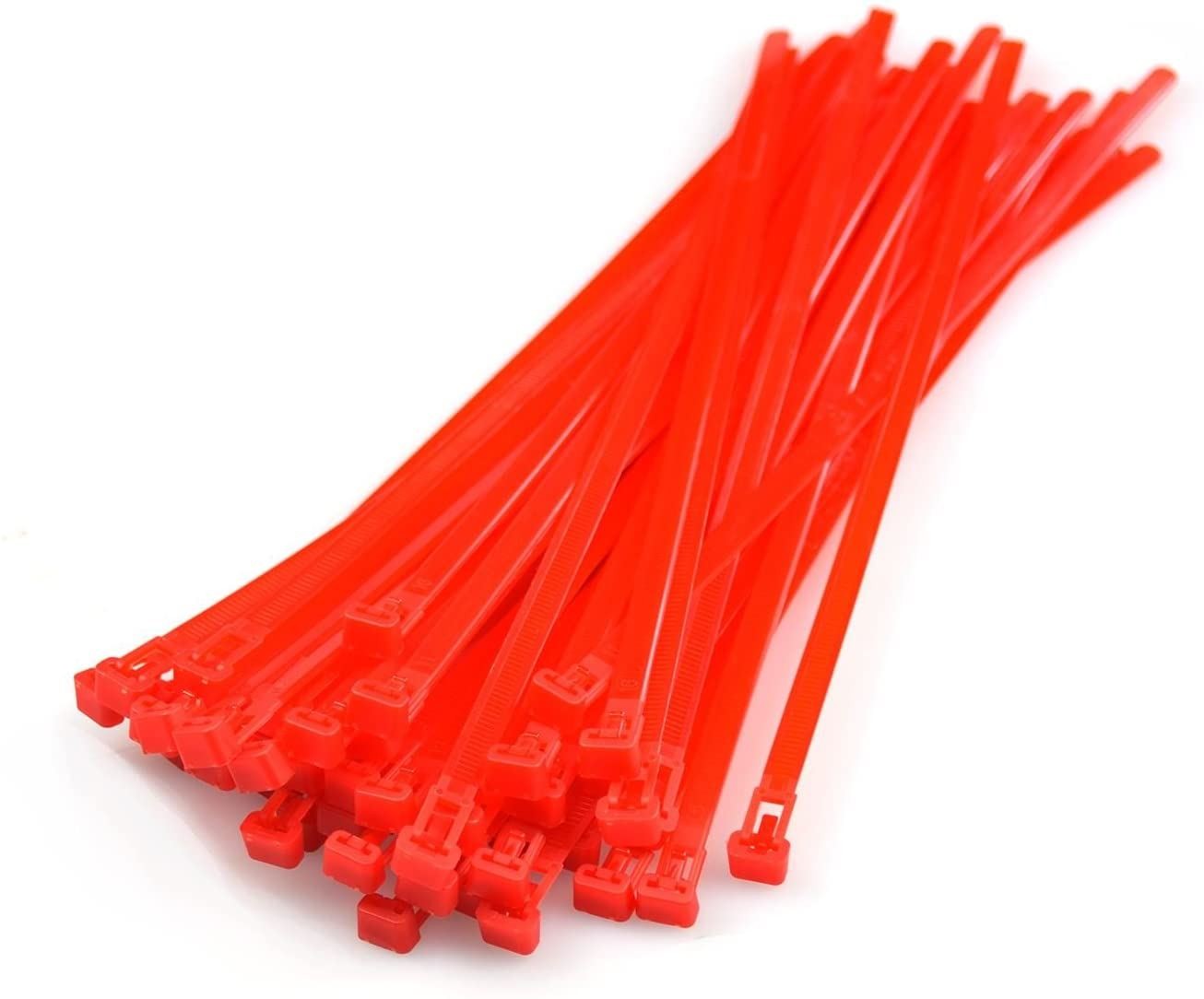 Red Releasable Nylon Cable Ties 370mm x 7.6mm Pack of 100