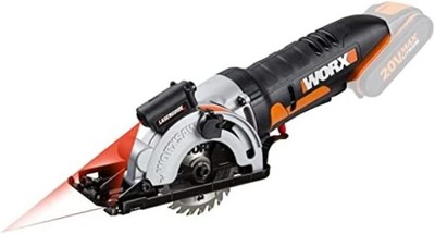 WORX WX523.9 Akku Handkreissäge 20V  Schneidet mühelos Holz, Metall, Fliesen un