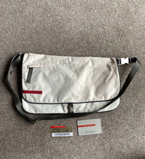 Borsa messenger Prada sport anni 90 nylon bianco, ottime condizioni