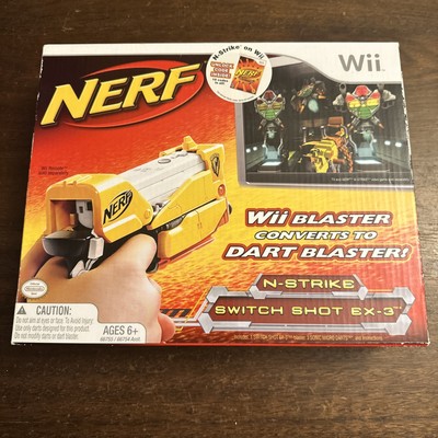 Brand New - Hasbro Nerf N-Strike Switch Shot EX-3 Yellow - Wii Motion Controller