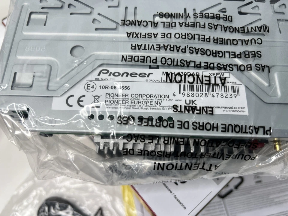 Pioneer Autoradio MVH-330DAB MP3 Bluetooth AUX USB - Bild 3 von 4