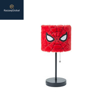 Marvel Spiderman 15" Plush Shade Stick Lamp, Red