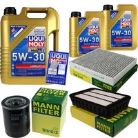 Inspektionskit Filter Liqui Moly ÖL 7L 5W-30 FüR Mitsubishi Outlander Ii Cw_W